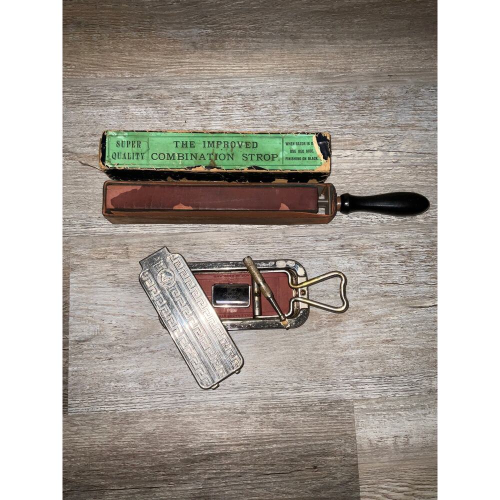 ANTIQUE ROLLS RAZOR & SUPER QUALITY STOP SHAVING SUPPLIES